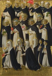 フィエゾレサンドメニコ祭壇画のドミニカの祝福されたパネルc。 1423-1424 作： Fra Giovanni Angelico da Fiesole