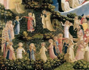 最後の審判」詳細、1432年頃。 作： Fra Giovanni Angelico da Fiesole