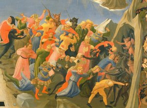 最後の審判」詳細、1432年頃。 作： Fra Giovanni Angelico da Fiesole