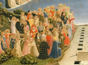 最後の審判」詳細、1432年頃。