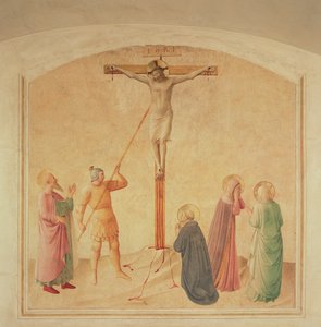 はりつけ、ランスホルダー、c.1438-45 作： Fra Angelico