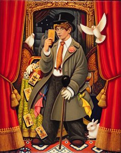 Harpo、2010（パネル上のオイルとテンペラ）