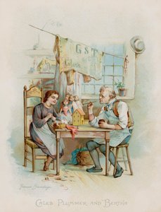 カレブ・プラマーとバーサ（クロモリト 作： Frances Brundage