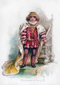 ヘンリー3世の戴冠式、1897年。 作： Frances Brundage