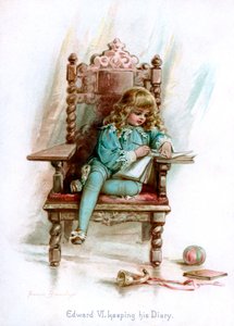 エドワード6世、1897年に日記をつけた。 作： Frances Brundage