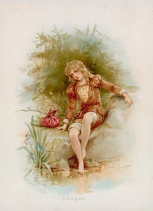 シェイクスピアのシンベリンのイモーゲン 作： Frances Brundage