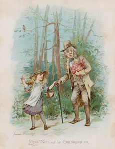 リトル・ネルとおじいさん（クロモリト 作： Frances Brundage