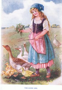 グースガール、1920年代 作： Frances Brundage