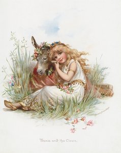 タイタニアと道化師（クロモリソウ 作： Frances Brundage