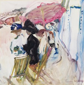 ビーチで 作： Frances Hodgkins