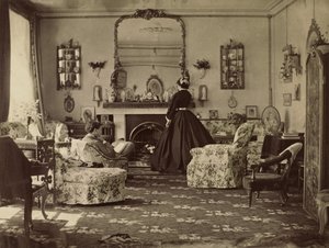 部屋のインテリア、c。 1862年。 作： Frances Jocelyn