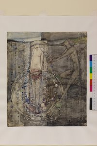 男は命の玉を作るが、女はそれらを縫う必要がある、1912年頃 作： Frances Macdonald