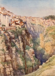 ルーメル峡谷、コンスタンティーヌ（カラーリトグラフ） 作： Frances Nesbitt