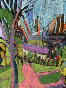 グリニッジ公園のミレニアムドーム 作： Frances Treanor