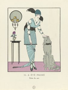 彼はパブを受賞しました。 1914（ステンシル印刷） 作： Francesc Xavier Gosé