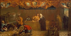 The Art of the Coroners」1750年頃（油彩・キャンバス 作： Francesco (attr. to) Guardi