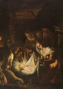 羊飼いの礼拝、1588-90 作： Francesco Bassano