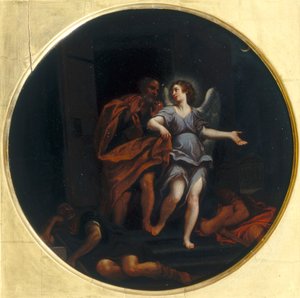 獄中から解放された聖ペテロ 作： Francesco Albani