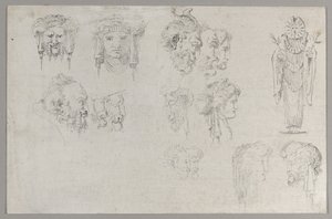 頭の研究、ca。 1744年。 作： Francesco Algarotti