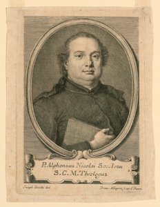 イエズス会のP.アルフォンス・ニコライの肖像 作： Francesco Allegrini