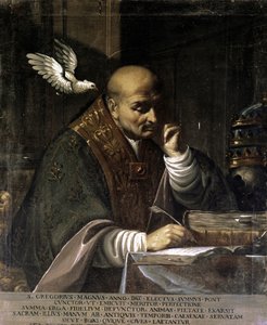 グレゴリウス1世、肖像画。1730-1751年（キャンバスに油彩）