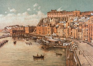 ナポリのセントルシア地区 作： Francesco Aversano