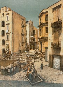 ナポリのアルモ広場の眺め 作： Francesco Aversano
