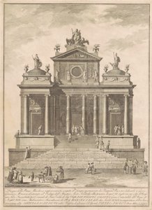 1785年のチネアのためのプリマ・マッキナ：タルキニウス・プリスカスがアキウス・ネビウスの驚異とともに始めた木星の神殿