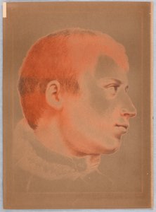 若い男の頭 作： Francesco Bartolozzi