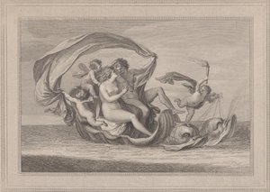 エイシスとガラテア、1787年。 作： Francesco Bartolozzi
