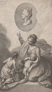 チャリティー、チルドレンズ・フレンドより、1788年。 作： Francesco Bartolozzi