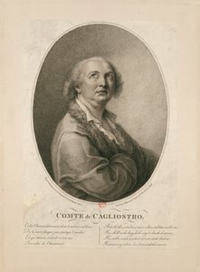 アレクサンダー・オブ・カリオストロ伯爵 1743年～1795年 作： Francesco Bartolozzi