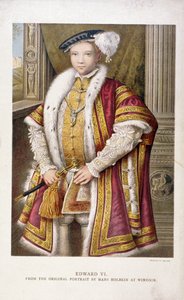エドワード 6 世、イングランド王、c1552、1793 年 作： Francesco Bartolozzi