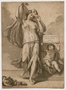 1775年にソーホーの仮面舞踏会への招待 作： Francesco Bartolozzi