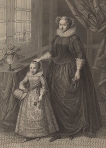 スコットランド女王メアリー、1779 年に出版。 作： Francesco Bartolozzi