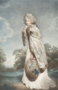 ミス エリザベス ファレン、ダービー伯爵夫人、1792 年、1792 年。 作： Francesco Bartolozzi