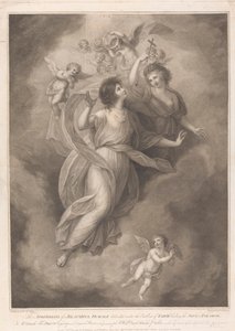 美しい女性の神格化 作： Francesco Bartolozzi