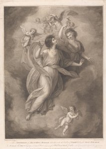 美しい女性の神格化 作： Francesco Bartolozzi