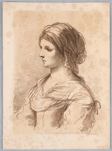 ターバンの女 作： Francesco Bartolozzi
