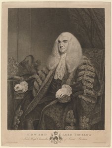 サーロウ卿エドワード 作： Francesco Bartolozzi after Sir Joshua Reynolds
