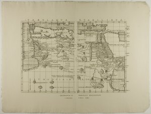 リビア、中東、北アフリカの地図 作： Francesco Berlinghieri