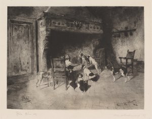 狩猟犬 作： Francesco Colombi Borde