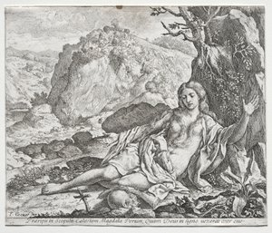 ペニテントマグダレン、1650年。 作： Francesco Cozza