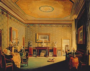 1830〜40年代のバルビエッリーニ邸のサロン