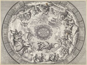 旧約聖書の人物と天使のドーム装飾 Cupola prima di mosaico capella del SS.mo Crucifisso (...) (オブジェクトのタイトル) サン・ピエトロ大聖堂のドーム装飾（連載タイトル） 作： Francesco Faraone Aquila