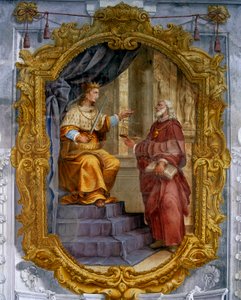 正義とクーゼルの寓意 作： Francesco Ferrari