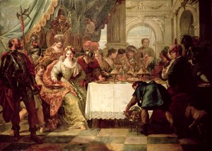 クレオパトラの宴会 作： Francesco Fontebasso