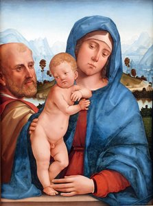 ドイツ語：Die heilige Familie 聖家族 作： フランチェスコ・フランシア