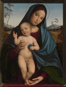 マドンナと子供、1490年代。
