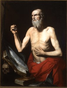 苦行者聖ジェローム、1600年頃（絵画） 作： Francesco Glielmo